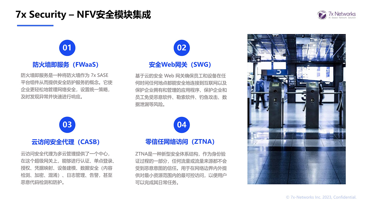 7x Security – NFV安全模塊集成